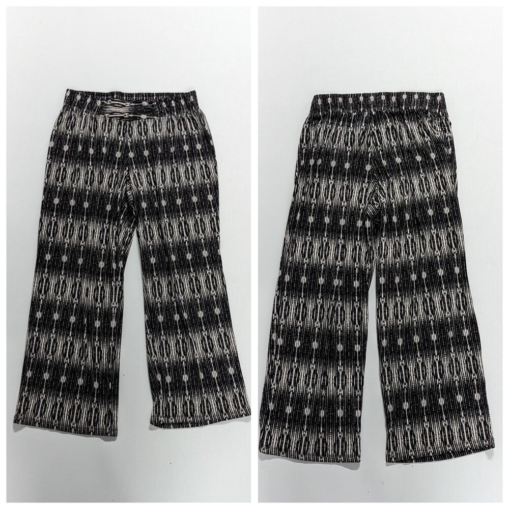 Boho Festival Wide Leg Palazzo Pants Tribal Print Pull on‎ Lounge Premise 1X